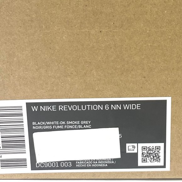 💖MEGA SALE💖NIKE WOMEN'S  8.5 DC 9001 003 REVOLUTION 6 NN WIDE Black Mesh - Picture 8 of 9